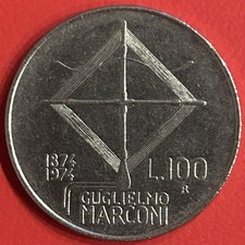 Moneta 100 lire - moneta, 1874-1974
