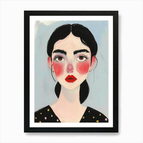 Ritratto ragazza stampa - ritratto,