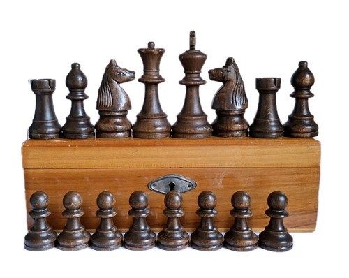 Scacchi legno vintage - ,