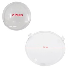 Kit 2 Pezzi Plafoniera Coprilampada d 75mm per Cappa Elica Turboair Mod Sofia