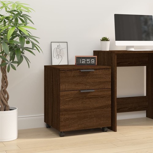Vidaxl schedario con ruote - con,