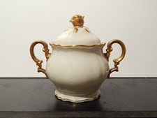 ANTICA ROCAILLE PREZIOSA ZUCCHERIERA PORCELLANA VERBANO LAVENO 1935 ANDLOVIZ