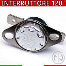 Interruttore Termico 120°C gradi Normalmente chiuso Termostato sensore KSD301