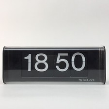 OROLOGIO NERO BLACK METOR F.LLI SOLARI PESARIS UDINE VINTAGE PALETTE ANNI ‘70s