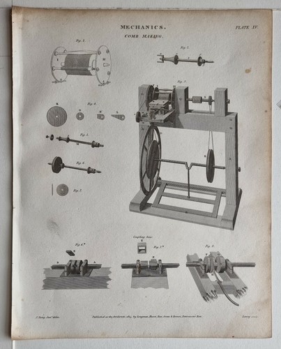 1815 stampa meccanica pettine - stampa,