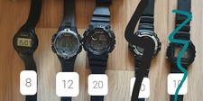 Stock 3 Orologi Militari Altimetro Casio Barometro Esercito Sport Timex Ozark