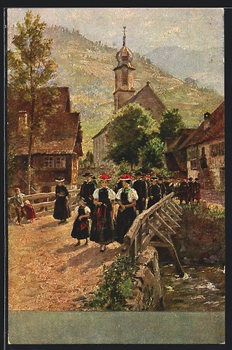 Cartolina artista wilhelm - d'artista,