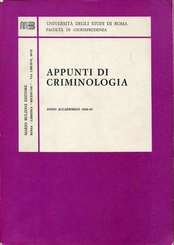 Appunti criminologia anno - criminologia, :