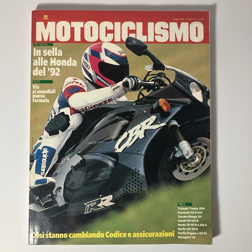 Rivista motociclismo aprile - rivista,