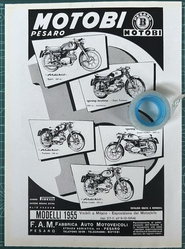 Rara pubblicità moto - rara,