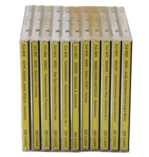 Lotto musica classica zyx - cd,