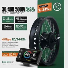 Fat bike elettrica neve 36V