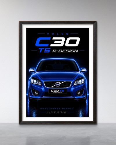 Volvo c30 design poster - r-design, |