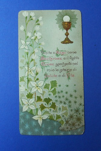 Santino holy card comunione - santino,