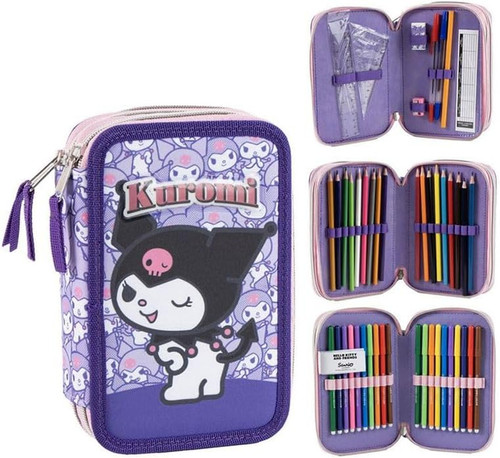 Kuromi astuccio doppio hello - -,