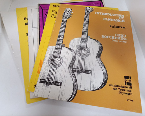 Lotto spartiti per chitarra - spartiti,