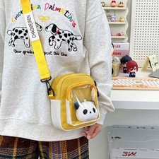 Borsa a tracolla in tela per