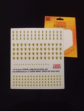 Set decalcomanie 3D loghi Ferrari 1/18 dei modelli Babibi - DVT-01003 - Spedizione gratuita!!