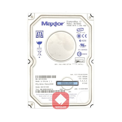 Hard disk interno 160 sata - hard, gb