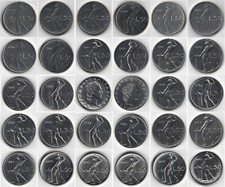 50 Lire - 1990 - 1991 - 1992 - 1993 - 1994 - 1995 - Monete ITALIA (Scegli...)