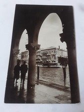 Cartolina d'epoca 1927 Venezia Canal Grande Ca' d'Oro con Francobollo