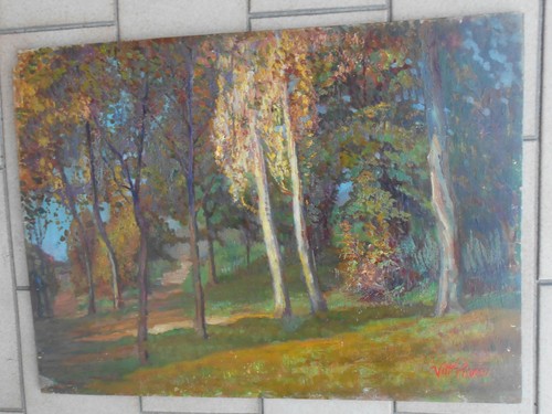 Vitt piano quadro dipinto - piano,