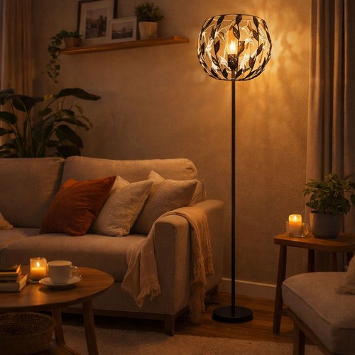 Piantana cristallo lampada - piantana,