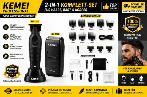 Kit tagliacapelli kemei - tagliacapelli,