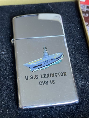 Uss lexington cvs zippo - uss, 16