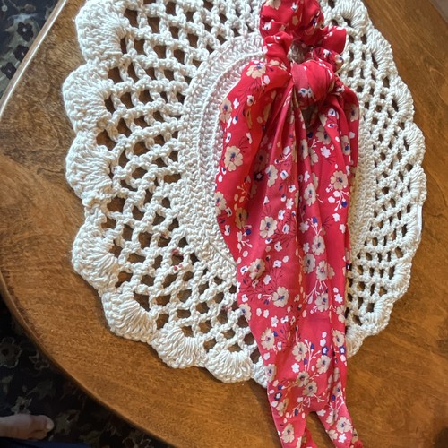 Cravatta sciarpa scrunchie - sciarpa,