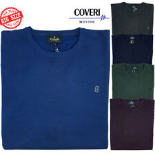 Maglioni Maglioncini uomo taglie forti comode tinta unita girocollo 3x 4x 5x 6x