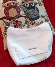 Borsetta Tracolla Gian Marco Venturi Ecopelle Bianca Donna Elegante Comoda