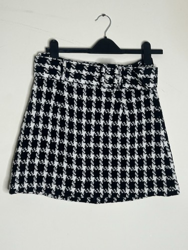Zara minigonna donna tweed - , s