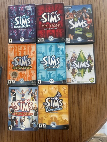 The sims game lot big - lot, box
