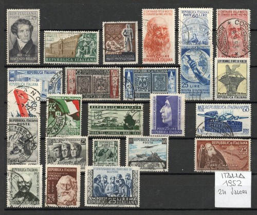 Italia 1952 annata completa - italia,