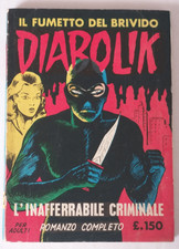 **DIABOLIK NUMERO 2 (I) PRIMA SERIE INGOGLIA**  1 FEBBRAIO 1963 OTTIMO STATO !!!
