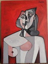 Dipinto olio Pablo Picasso