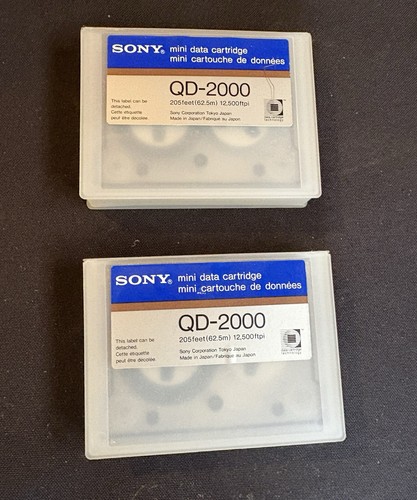 Sony mini cartuccia - dati, lotto