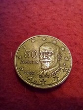 Moneta 50 Cent. €-2002 Con