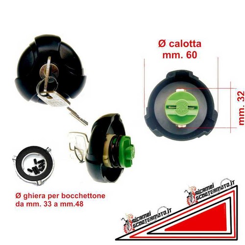 Tappo serbatoio benzina - , con