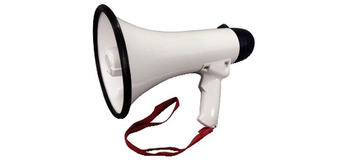 Megafono 10w con sirena - con,