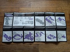 Transformers G1 istruzioni STUNTICON BARRACUDA in italiano ORIGINALE GIG