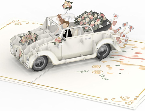 Biglietto pop con - con, auto