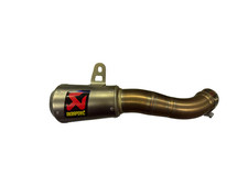 SILENZIATORE SCARICO YAMAHA YZF-R3 AKRAPOVIC SLIP ON MOTOGP STYLE RACE TITANIO E29