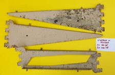 ARREDO NEGOZI STAFFE PER MENSOLE  4 PEZZI  CM. 38/48  VINTAGE OFFERTA STOCK