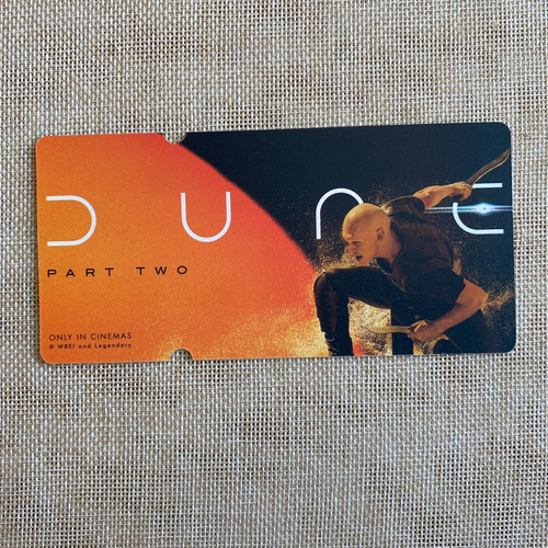 Dune part two movie - part, [biglietto