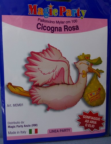 Palloncino nascita cicogna - nascita,