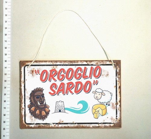 Targa orgoglio sardegna