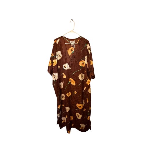 Maxi abito winlar marrone - maxi,