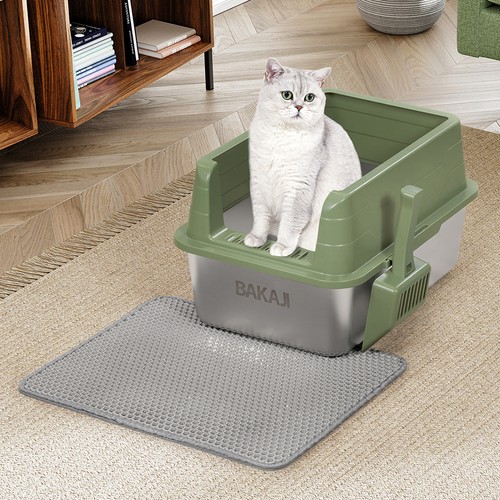 Lettiera per gatti verde - lettiera, in